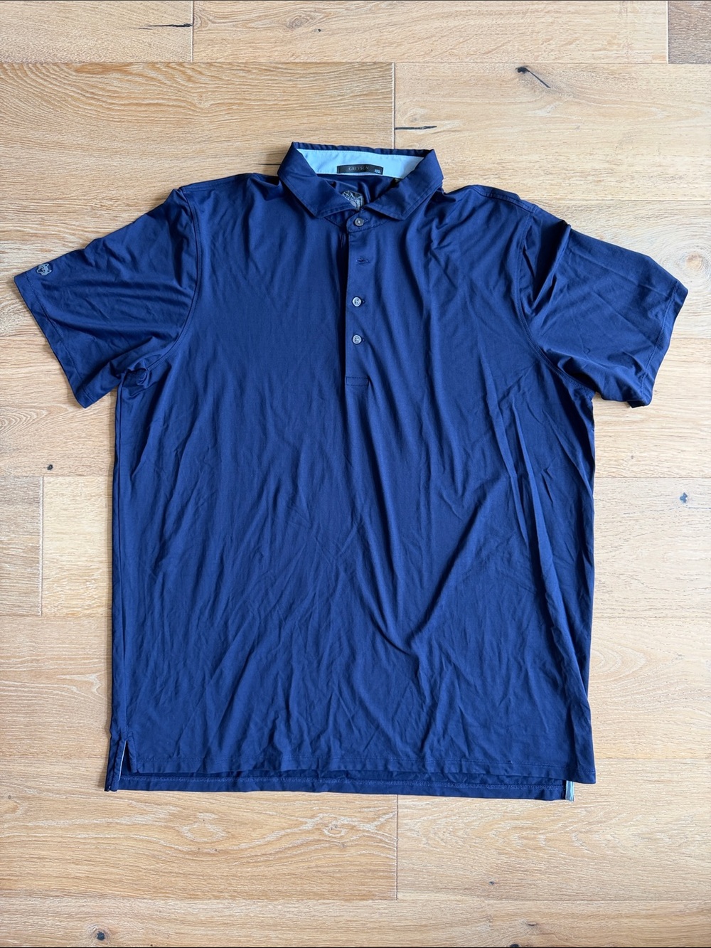 Greyson Men's Navy Short-Sleeve Polo Shirt